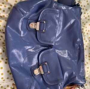 Coach Blue Leather Bag